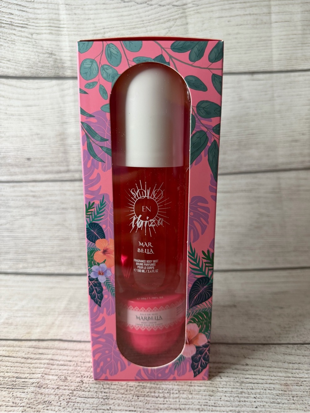 MAR BELLA Tropical Dual-Set Fragrance Mist & Body Cream - Floral Solo En Ibiza - Picture 2 of 3